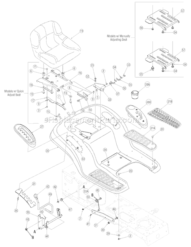 Page D Diagram and Parts List for 13AX605G755 2006 Yard Man Lawn Tractor